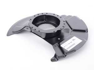 ES#59462 - 34111158986 - Brake Dust Shield - Right - Metal dust cover to shield the elements from your front rotors - Genuine BMW - BMW