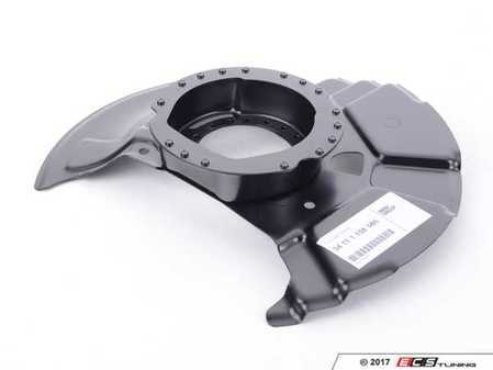 ES#59462 - 34111158986 - Brake Dust Shield - Right - Metal dust cover to shield the elements from your front rotors - Genuine BMW - BMW