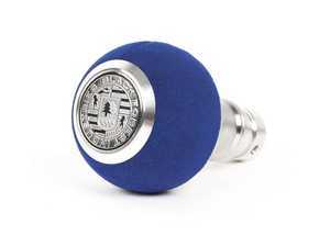 ES#3478487 - GS2DGLU - BFI Heavy Weight Shift Knob - Blue Alcantara  - Just because your car doesn't have a third pedal, doesn't mean you should be stuck with some goofy shifter. - Black Forest Industries - Audi Volkswagen