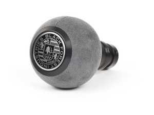 ES#3478497 - GS2DGSUF - BFI Heavy Weight Shift Knob - Gray Alcantara / Black Anodized  - Just because your car doesn't have a third pedal, doesn't mean you should be stuck with some goofy shifter. - Black Forest Industries - Audi Volkswagen