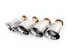 ES#2827912 - SSXPO110 - Cat-Back Exhaust System - Non-resonated - 70mm stainless steel exhaust with quad 100mm tips - Milltek Sport - Porsche