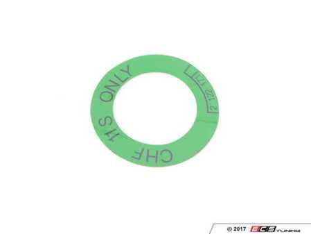 ES#2676077 - 71212122171 - Power Steering Reservoir Label - CHF 11S - Circle sticker label for the top of the PS cap - Genuine MINI - MINI