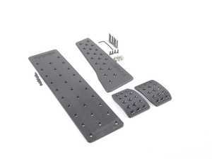 ES#3449990 - 092217ecs07KT - Turner Performance E39 Pedal Set W/ Dead Pedal - Manual  - Black anodized finish - Turner Motorsport - BMW