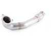 ES#3078703 - 4931151 - 3" Downpipe - Street Series with V-Band Clamps - 304 Stainless Steel construction with 200 cell high-flow catalytic converter - 42 Draft Designs - Audi