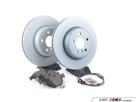 ES#3478033 - 34116775277rpsKT - Front Brake Service Kit - Featuring ECS V5 brake rotors and ECS DD23 ceramic brake pads. - Assembled By ECS - BMW