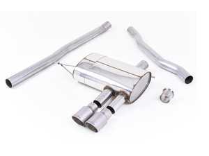 ES#3477807 - SSXM424 - Cat-Back Exhaust System - Non-Resonated Dual GT90 - 2.75" stainless steel with Dual GT90 Titanium Tips - Milltek Sport - MINI