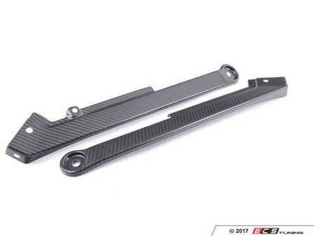 ES#3202897 - 020940ECS01 -  Carbon Fiber Core Support Braces - Set - Premium carbon fiber underhood braces to replace the weak stamped steel braces - ECS - Volkswagen