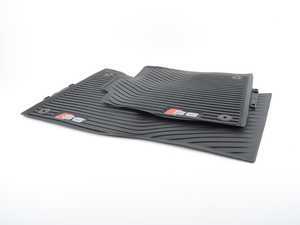 ES#3233153 - 4G1061221B041 - Front All-Weather Rubber Floor Mats - Set - 1 set of all-weather rubber floor mats with the 'S6' logo - Genuine Volkswagen Audi - Audi