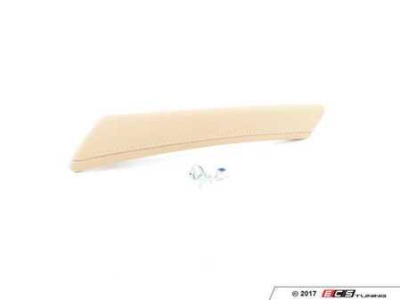 ES#98782 - 51416983866 - Dakot/Nasca Leather Right Front Door Pull - Black - (NO LONGER AVAILABLE) - Replace your worn or broken door pull - Genuine BMW - BMW