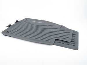 ES#3144548 - 981044800451E0 - Rubber Floor Mat Set - Black - One set of two rubber mats - Genuine Porsche - Porsche