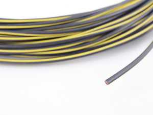 ES#162343 - 61121391703 - Cable Black Yellow - Priced Each  - Sold in 1 meter increments - Genuine BMW - BMW MINI
