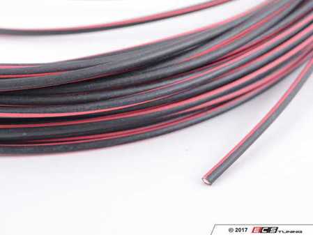 ES#162342 - 61121391699 - CABLE BLACK-RED - Priced Per Meter  - Genuine BMW - BMW MINI