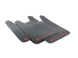 ES#3125746 - MF20-URP-BLK/RD - Universal UR Plus Mud Flap Red Logo - Set of 4 - Heavy duty racing urethane PLUS mudflaps - Rally Armor - MINI