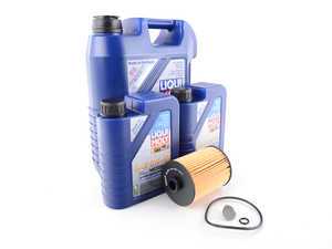 ES#3184764 - 03H115562KKT - Liqui Moly Leichtlauf Oil Service Kit (5w-40) - Includes Hengst filter and Liqui Moly Leichtlauf High Tech A40 Spec oil - Assembled By ECS - Volkswagen Porsche