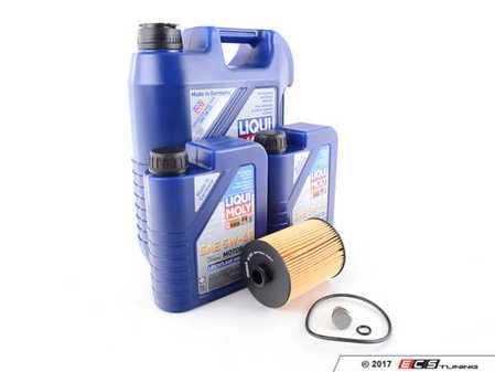 ES#3184764 - 03H115562KKT - Liqui Moly Leichtlauf Oil Service Kit (5w-40) - Includes Hengst filter and Liqui Moly Leichtlauf High Tech A40 Spec oil - Assembled By ECS - Volkswagen Porsche
