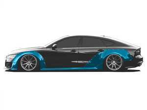 ES#3478685 - WBA7wd - A7/S7/RS7 Widebody Kit - Adds 6.5cm per side up front and 9cm per side out back - Clinched - Audi