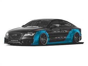 ES#3478684 - WBA7 - A7/S7/RS7 Widebody Kit - With Ducktail - Adds 6.5cm per side up front and 9cm per side out back - Clinched - Audi