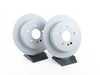 ES#2608795 - 1634230112KT6 - Rear Brake Rotor - Pair - Solid 285 mm Diameter Coated  - Zimmermann - Mercedes Benz