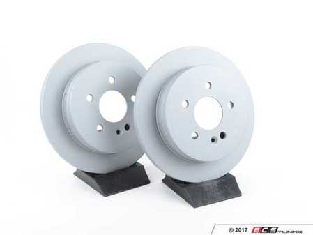 ES#2608795 - 1634230112KT6 - Rear Brake Rotor - Pair - Solid 285 mm Diameter Coated  - Zimmermann - Mercedes Benz
