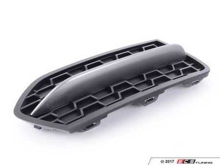 ES#3421337 - 51118061874 - Lower bumper grille - right  - Bumper grille without out fog light cut out - Genuine BMW - BMW