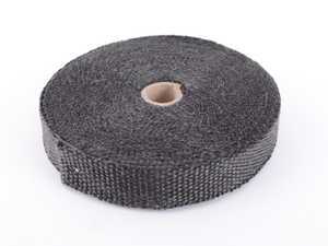 ES#4028214 - TS-EW-BK - Universal Fiberglass Exhaust Wrap - Black - Increase power by containing exhaust heat - Black - Torque Solution - Audi BMW Volkswagen Mercedes Benz MINI Porsche