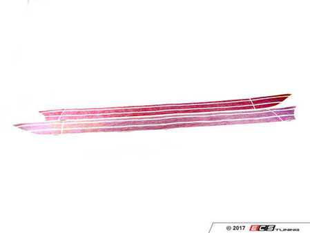 ES#2715122 - 51142355195 - Side Stripes John Cooper Works Pro Chili Red - JCW - Decals that attach to the side of the car - Genuine MINI - MINI