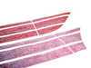ES#2715122 - 51142355195 - Side Stripes John Cooper Works Pro Chili Red - JCW - Decals that attach to the side of the car - Genuine MINI - MINI