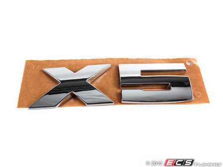 ES#1875781 - 51147206121 - E70 Model Emblem - X5 - Genuine BMW - BMW