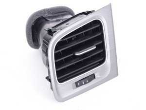 ES#2780235 - 5GM819703ADMD - Air Vent - Left - Vent found nearest the driver's door in the dashboard. Satin Black/Brushed - Genuine Volkswagen Audi - Volkswagen