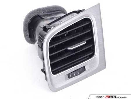 ES#2780235 - 5GM819703ADMD - Air Vent - Left - Vent found nearest the driver's door in the dashboard. Satin Black/Brushed - Genuine Volkswagen Audi - Volkswagen