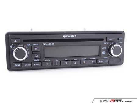 ES#3427249 - CD7416U-OR - VDO Head Unit - USB, Aux Input, & CD - (NO LONGER AVAILABLE) - New radio head unit with modern features with a classic OE look (with orange backlight) that won't look out of place! - VDO - 