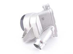 ES#3449270 - 11428683206 - Oil Filter Housing - With Cap - Does not include oil cooler. Includes gasket, filter, and plastic cap. - Genuine BMW - BMW