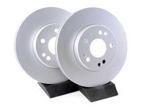 ES#2561877 - 1244212412 - Front Brake Rotors - Pair - Featuring a protective Meyle Platinum coating - Meyle - Mercedes Benz