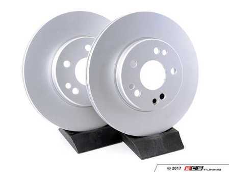 ES#2561877 - 1244212412 - Front Brake Rotors - Pair - Featuring a protective Meyle Platinum coating - Meyle - Mercedes Benz