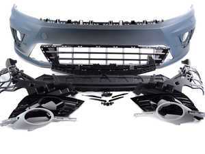 ES#2975732 - 3c8807221eKT - R-Line Front Bumper Conversion - Includes all brackets and hardware to give your CC the aggressive R-line style. Bumper is primed and ready for paint. - Genuine Volkswagen Audi - Volkswagen