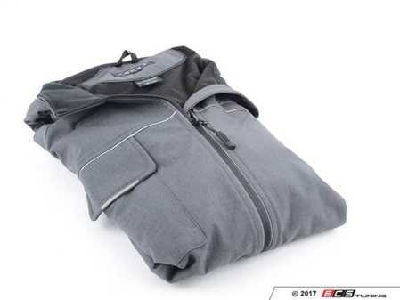 ES#3440039 - ACM2347CHAXL - 3M Piping Melange Jacket - Mens - X-large - Charcoal. Classic Fit. Audi rings heat seal on left chest. - Genuine Volkswagen Audi - Audi