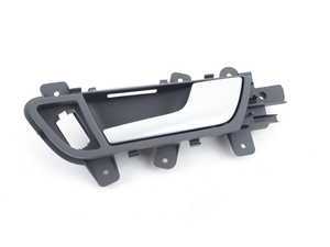 ES#2556817 - 8K0837020G7PE - Inner Door Handle Assembly - Sabre (Black) - Right - Common repair for cars with loose or sloppy interior door handles - Genuine Volkswagen Audi - Audi