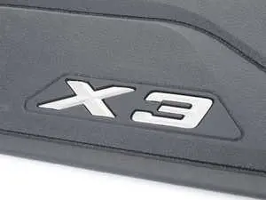 Black All Weather Rubber Floor Mats - Front