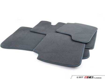 ES#3101482 - 51478069167 - Carpeted Floor Mat Set - Polar Blue - Protect your BMW's carpet - Genuine BMW - BMW