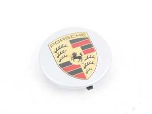 ES#1499531 - 99736120703 - Center Lock Wheel Trim Cap With Jeweled Porsche Crest - Priced Each - OEM Porsche emblem trim for center locking center trim pieces - 4 required - Genuine Porsche - Porsche
