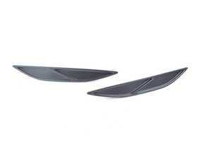 ES#3492936 - R16-1-1000-02 - Rear Reflector Insert Set - Matte Black Diagonal Slat - A clean cosmetic upgrade for your Golf R - Acexxon - Volkswagen
