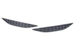ES#3492937 - R16-1-1000-01 - Rear Reflector Insert Set - Matte Black Honeycomb - A clean cosmetic upgrade for your Golf R - Acexxon - Volkswagen