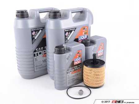 ES#3184736 - 07Z115562KT4 - Oil Service Kit - Includes Genuine oil filter and Liqui Moly 5w-30 oil - Assembled By ECS - Volkswagen