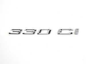 ES#255034 - 51147004688 - 330Ci Convertible Trunk Emblem - Includes adhesive backing - Genuine BMW - BMW