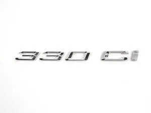 330Ci Convertible Trunk Emblem