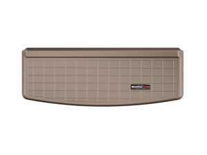 ES#3459323 - 41976SK - Rear Cargo Liner With Bumper Protector - Behind Third Row - Tan - The best protection for your trunk in any situation - WeatherTech - Volkswagen