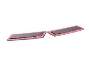 ES#3420916 - BM-0996-668 - Painted Front Bumper Reflectors - Jet Black - Clean up your front bumper with paint matched reflectors - AUTOTECKNIC - BMW