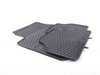ES#3469734 - 110-004-001 - All-Weather Rubber Floor Mat Set - Black  - (NO LONGER AVAILABLE) - Offers protection from the typical water, road salt, or tracked-in mud, to the unfortunate coffee spills and dropped snacks. - Bremmen Parts - 