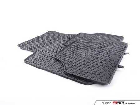 ES#3469734 - 110-004-001 - All-Weather Rubber Floor Mat Set - Black  - (NO LONGER AVAILABLE) - Offers protection from the typical water, road salt, or tracked-in mud, to the unfortunate coffee spills and dropped snacks. - Bremmen Parts - 
