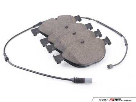 ES#4810927 - 34112449268KT - Front Brake Pad Set With Wear Sensor - Restore factory braking performance to your BMW - Genuine BMW - BMW